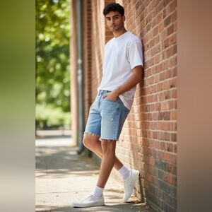 J. Crew Men's Sky Blue Jean Shorts